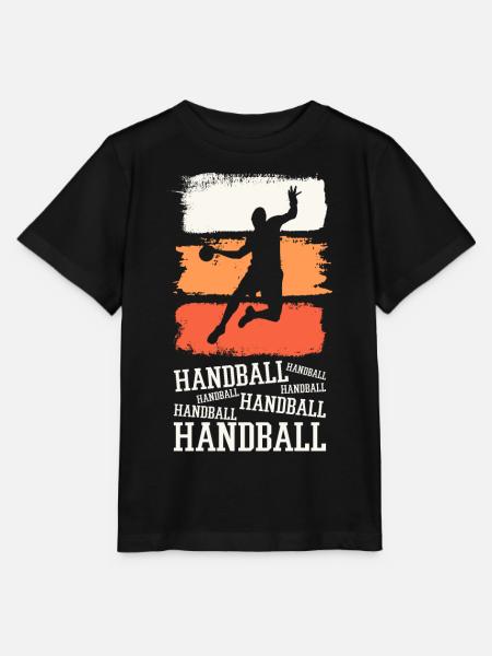 Handball Handballspieler Handballer Vintage Retro - Stanley/Stella Kinder T-Shirt MINI CREATOR  - Schwarz