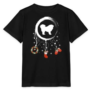 Tibetischer Mastiff Weihnachten Weihnachtstraumfän - Stanley/Stella Kinder T-Shirt MINI CREATOR  - Schwarz - Vorne - Mikhail (115cm)
