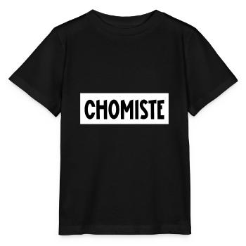 chomiste - T-shirt bio MINI CREATOR Stanley/Stella Enfant - noir - Devant - Mikhail (115cm)