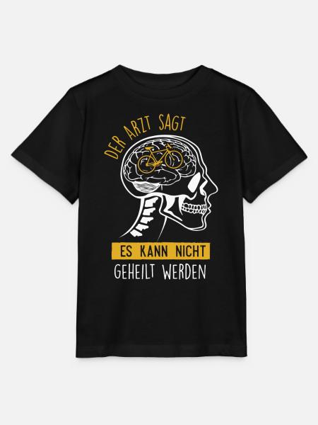 Fahrrad Mountainbike Radler Radlerin Rad MTB BMX - Stanley/Stella Kinder T-Shirt MINI CREATOR - Schwarz