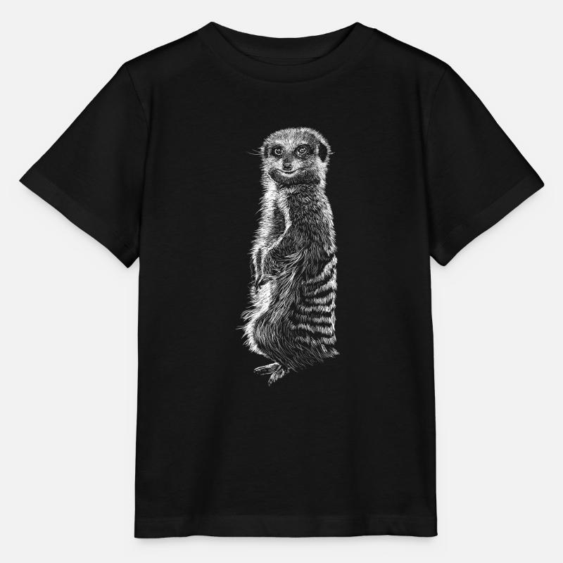 Erdmännchen - Stanley/Stella Kinder T-Shirt MINI CREATOR - Schwarz