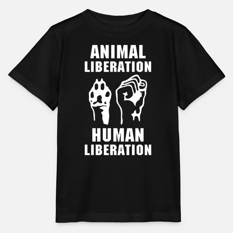Libération animale - T-shirt bio MINI CREATOR Stanley/Stella Enfant - noir