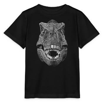 Dinosaure - T-shirt bio MINI CREATOR Stanley/Stella Enfant - noir - Devant - Mikhail (115cm)