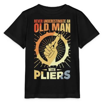 Ancien technicien en électronique - T-shirt bio MINI CREATOR Stanley/Stella Enfant - noir - Devant - Mikhail (115cm)