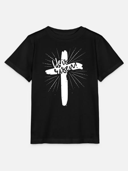 He is risen - Stanley/Stella Kinder T-Shirt MINI CREATOR - Schwarz