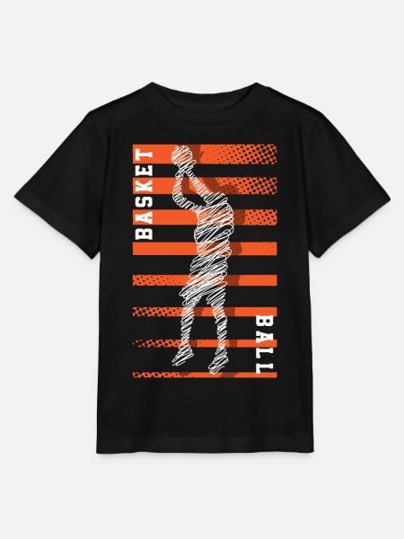 Basketball Basketballer - Stanley/Stella Kinder T-Shirt MINI CREATOR - Schwarz