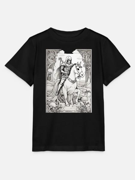 Todesreiter Tarot Illustration - Stanley/Stella Kinder T-Shirt MINI CREATOR - Schwarz