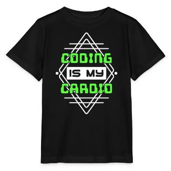 Développeur Script de code Développeur Web - T-shirt bio MINI CREATOR Stanley/Stella Enfant - noir - Devant - Mikhail (115cm)