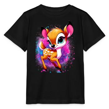 Fawn - Stanley/Stella MINI CREATOR Kids’ T-Shirt - black - Front - Mikhail (115cm)