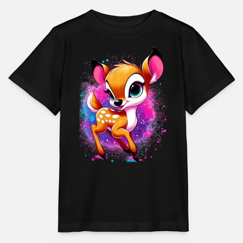Faon - T-shirt bio MINI CREATOR Stanley/Stella Enfant - noir