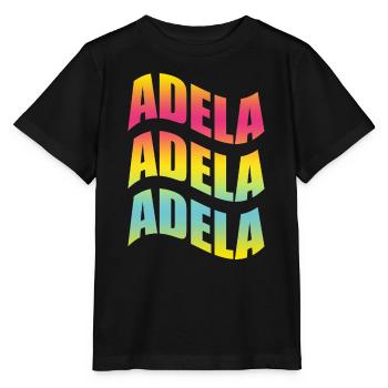 Adela t-shirt effet vague t-shirt effet vague - T-shirt bio MINI CREATOR Stanley/Stella Enfant - noir - Devant - Mikhail (115cm)
