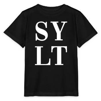 Sylt - Mer du Nord - Allemagne - Westerland - T-shirt bio MINI CREATOR Stanley/Stella Enfant - noir - Devant - Mikhail (115cm)