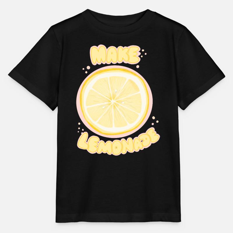 Zitronenlimo - Stanley/Stella Kinder T-Shirt MINI CREATOR  - Schwarz