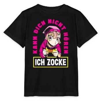 Can't hear you – I'm gambling - Stanley/Stella MINI CREATOR Kids’ T-Shirt - black - Front - Mikhail (115cm)