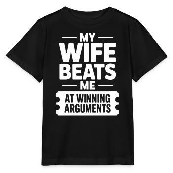 Witty Rivalry: Winning Arguments - Stanley/Stella MINI CREATOR Kids’ T-Shirt - black - Front - Mikhail (115cm)