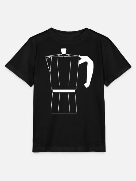 Bialetti Silhouette Weiß - Stanley/Stella T-shirt MINI CREATOR til børn - sort