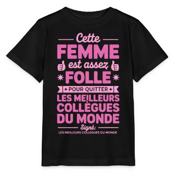 Departure Co-worker New Job Retirement - Stanley/Stella MINI CREATOR Kids’ T-Shirt - black - Front - Mikhail (115cm)