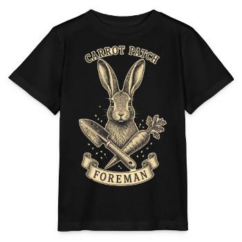 CARROT PATCH FOREMAN - Stanley/Stella MINI CREATOR Kids’ T-Shirt - black - Front - Mikhail (115cm)