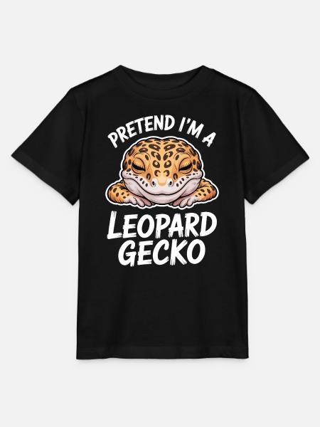 Leopardgecko Sprüche Lustige Leopardgecko Geschenk - Stanley/Stella Kinder T-Shirt MINI CREATOR  - Schwarz