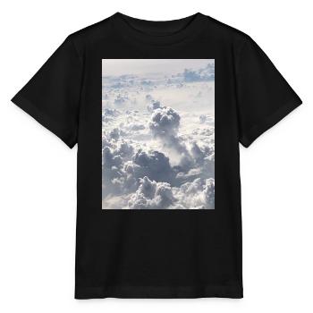 Clouds Dreaming Above the Sky - Stanley/Stella MINI CREATOR Kids’ T-Shirt - black - Front - Mikhail (115cm)