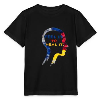 Fühle es, um es zu heilen ACT-Therapie - Stanley/Stella Kinder T-Shirt MINI CREATOR  - Schwarz - Vorne - Mikhail (115cm)
