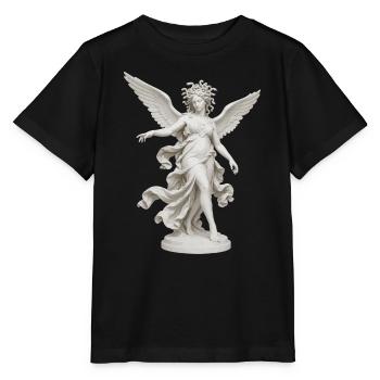 Geflügelte Medusa-Göttin - Stanley/Stella Kinder T-Shirt MINI CREATOR  - Schwarz - Vorne - Mikhail (115cm)