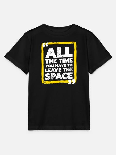 Lass den Raum - Stanley/Stella Kinder T-Shirt MINI CREATOR  - Schwarz