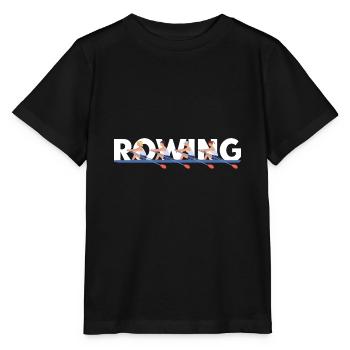 Rudern Frauen Vierer ohne Steuermann - Stanley/Stella Kinder T-Shirt MINI CREATOR  - Schwarz - Vorne - Mikhail (115cm)