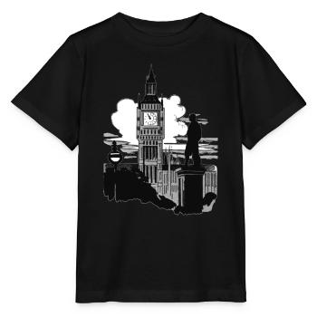 Big Ben - T-shirt bio MINI CREATOR Stanley/Stella Enfant - noir - Devant - Mikhail (115cm)