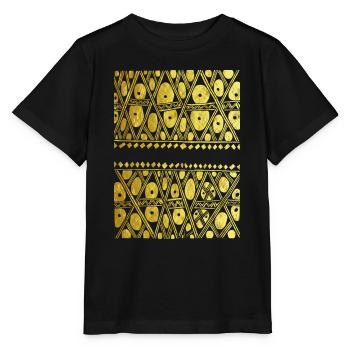 Graphiques indigènes brésiliens - T-shirt bio MINI CREATOR Stanley/Stella Enfant - noir - Devant - Mikhail (115cm)