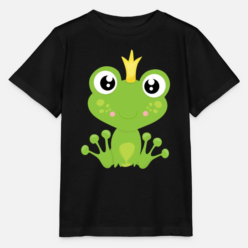 Roi grenouille - T-shirt bio MINI CREATOR Stanley/Stella Enfant - noir