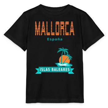 Mallorca - Spanien - Stanley/Stella Kinder T-Shirt MINI CREATOR  - Schwarz - Vorne - Mikhail (115cm)