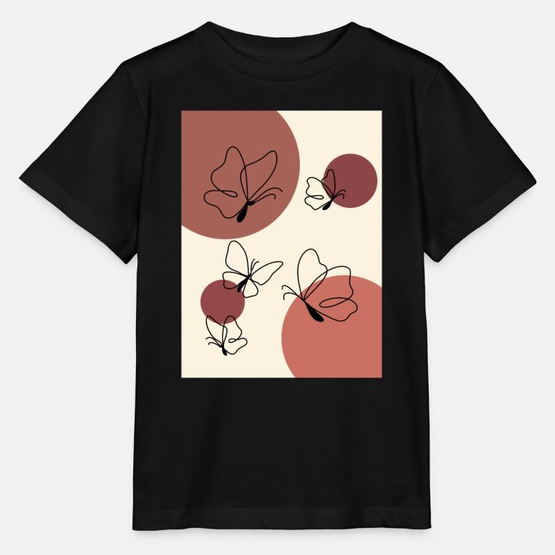 Papillon - T-shirt bio MINI CREATOR Stanley/Stella Enfant - noir
