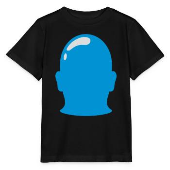 Symbol Bald Head Outline Silhouette - Stanley/Stella MINI CREATOR Kids’ T-Shirt - black - Front - Mikhail (115cm)