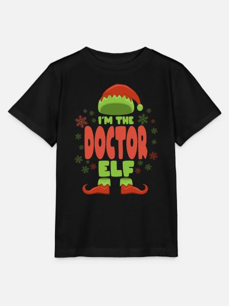 Doktor Weihnachtself - Stanley/Stella Kinder T-Shirt MINI CREATOR - Schwarz