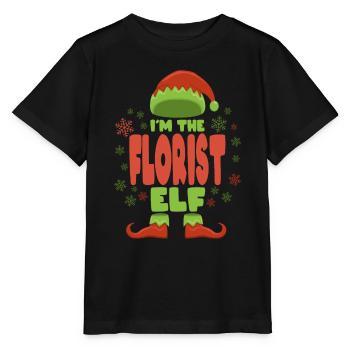 Florist Weihnachtself - Stanley/Stella Kinder T-Shirt MINI CREATOR  - Schwarz - Vorne - Mikhail (115cm)