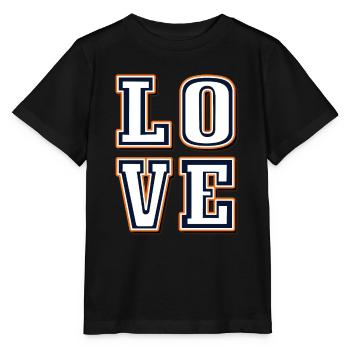 Love, Liebe, Amore in Weiß -Valentinstag, Mutertg - Stanley/Stella Kinder T-Shirt MINI CREATOR  - Schwarz - Vorne - Mikhail (115cm)