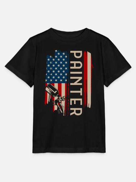 Malerei - Stanley/Stella Kinder T-Shirt MINI CREATOR - Schwarz