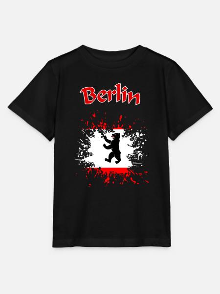 Berlin, Berliner Bär - Stanley/Stella Kinder T-Shirt MINI CREATOR - Schwarz