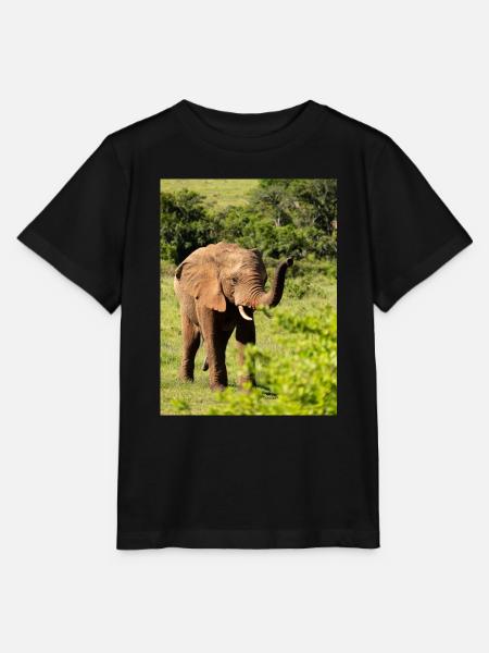 Elephant - Stanley/Stella Kinder T-Shirt MINI CREATOR - Schwarz