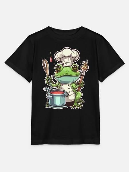 Froschiger Küchenrausch - Stanley/Stella Kinder T-Shirt MINI CREATOR  - Schwarz