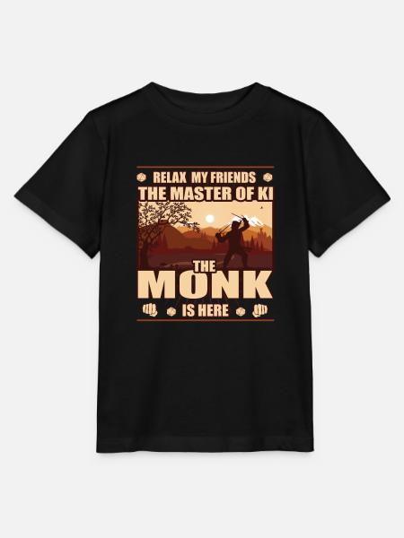 The Monk, Master of KI - tolles Rollenspiel Design - Stanley/Stella Kinder T-Shirt MINI CREATOR  - Schwarz