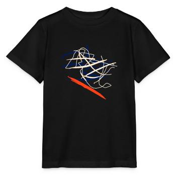 Abstrakt kleiden Abstrakter Kleidungsstil - Stanley/Stella Kinder T-Shirt MINI CREATOR  - Schwarz - Vorne - Mikhail (115cm)