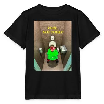 Non... Pas aujourd'hui ! - T-shirt bio MINI CREATOR Stanley/Stella Enfant - noir - Devant - Mikhail (115cm)