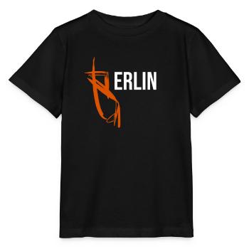 Souvenir berlinois branché - T-shirt bio MINI CREATOR Stanley/Stella Enfant - noir - Devant - Mikhail (115cm)