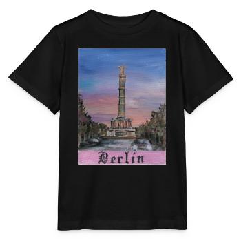 Colonne triomphale - T-shirt bio MINI CREATOR Stanley/Stella Enfant - noir - Devant - Mikhail (115cm)