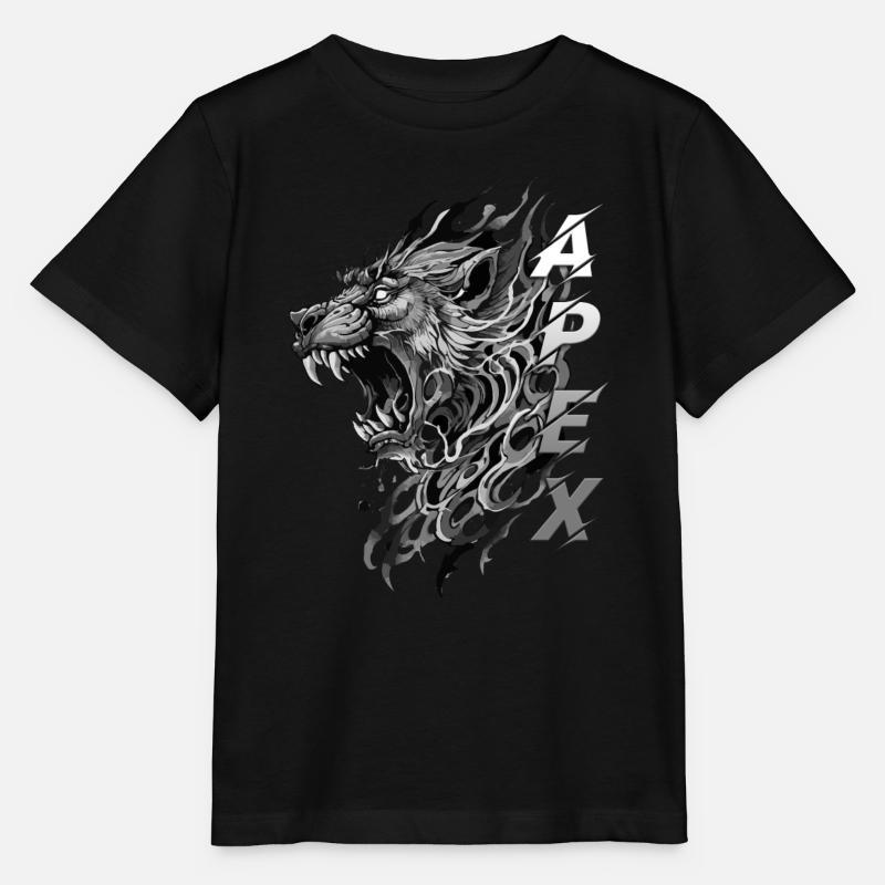 Babouin primordial Apex - T-shirt bio MINI CREATOR Stanley/Stella Enfant - noir
