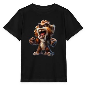 Bigfoot #lovely toons - Stanley/Stella Kinder T-Shirt MINI CREATOR  - Schwarz - Vorne - Mikhail (115cm)