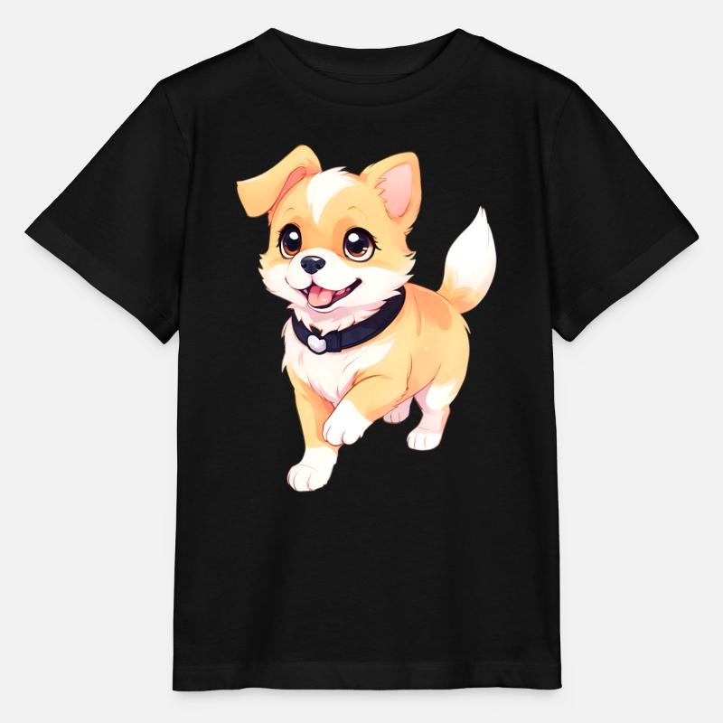HIER IST DIE PFOTE - Stanley/Stella Kinder T-Shirt MINI CREATOR  - Schwarz