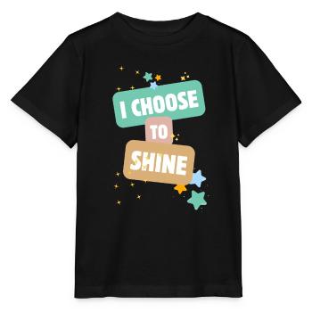 Je choisis de briller - T-shirt bio MINI CREATOR Stanley/Stella Enfant - noir - Devant - Mikhail (115cm)